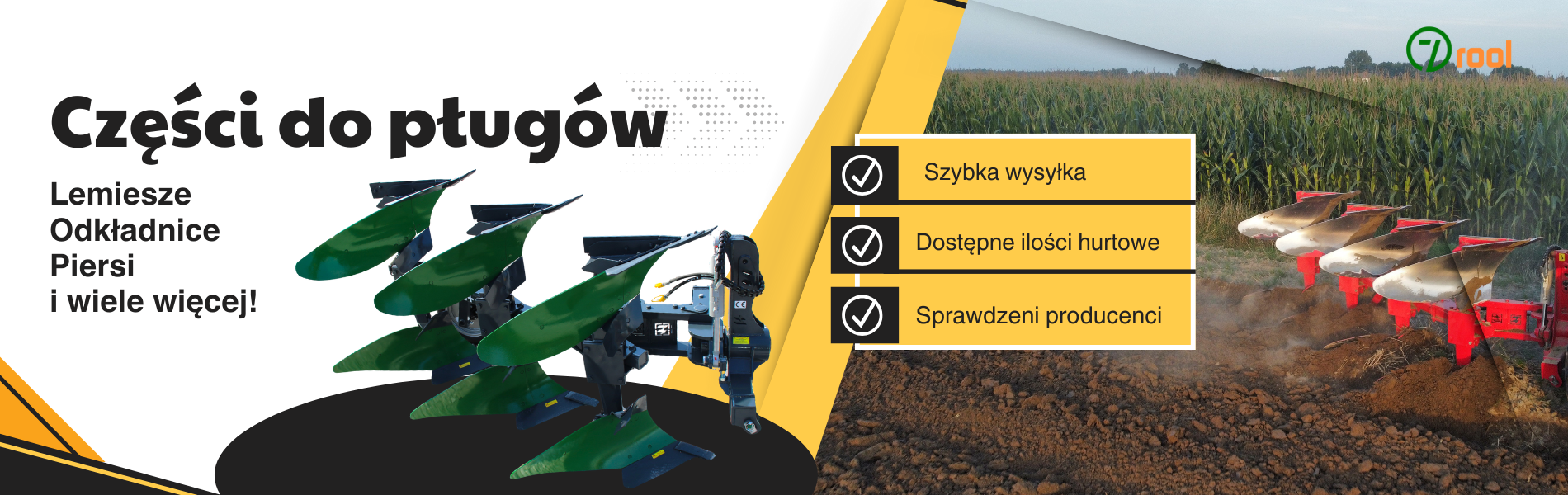 części do pługów